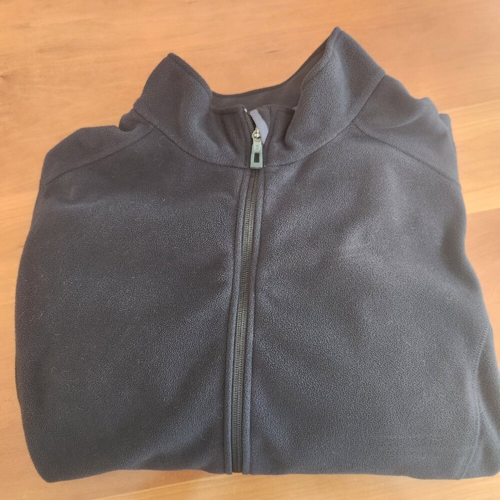 L.L. Bean‎ Polartec Windbloc Fleece Jacket Women's 3X Black Full Zip Windproof